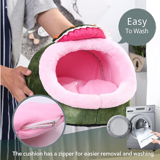 JanYoo Rat Bed Hut Guinea Pig Hideout House Small Animal Tent Accessories Rabbit Hideaway Igloo Supplies for Cages