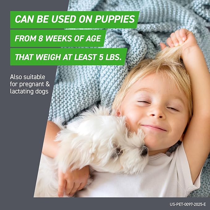 FRONTLINE Plus Flea and Tick Treatment for Large Dogs Up to 45 to 88 lbs. 8 Treatments
