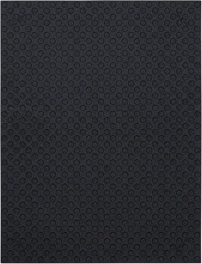 Mohawk Home Heavy Duty Rubber Stall Mat - Gym Floor- Under Dog Crate - All Purpose Utility 3' x 4' - 1/2" Thick (Pack of 10)