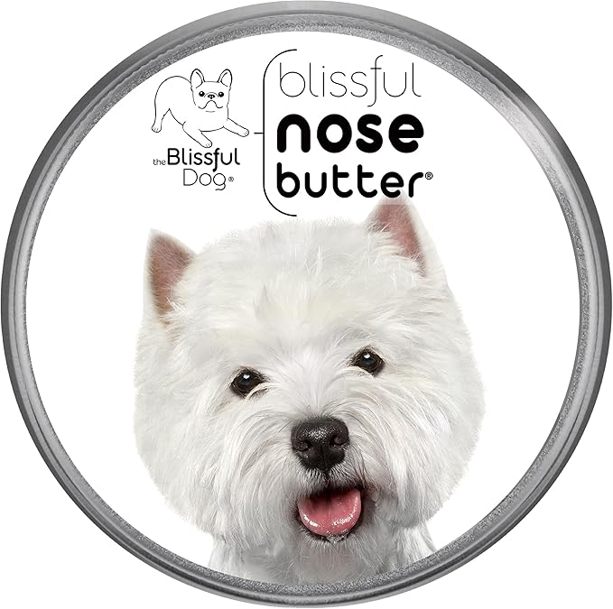 The Blissful Dog West Highland Terrier Unscented Nose Butter, 16oz