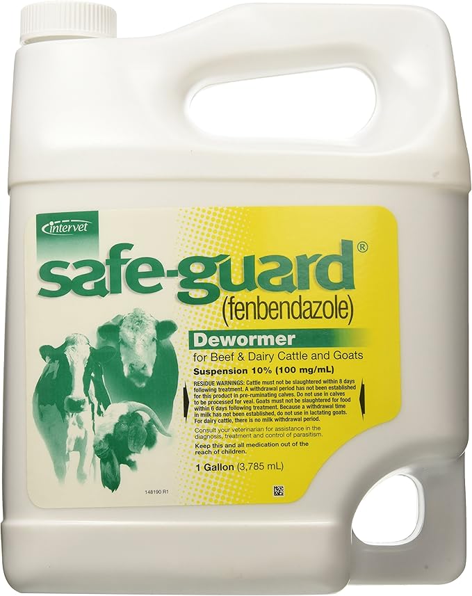 Merck Vetoquinol Safeguard Suspension Pet Wormers, 1-Gallon