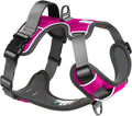 Embark Adventure Dog Harness, Reflective Trim No Pull Dog Harness for Large Dogs - Military Grade Nylon, Front Clip with Gel Lined Handle.