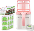Neater Pet Brands Neater Scooper Standard Cat Litter Scoop, 195 Refill Bags – Mess-Free Cat Litter Scooper with Bag, Spill-Proof Kitty Box Sifter, Bin Doubles as Scoop Holder, For Single-Cat Household