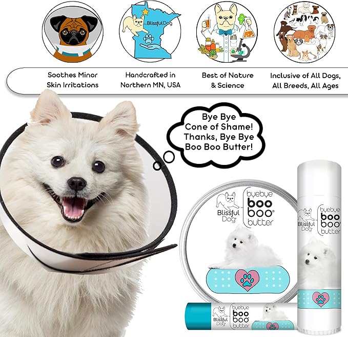 The Blissful Dog American Eskimo Boo Boo Butter, 16oz