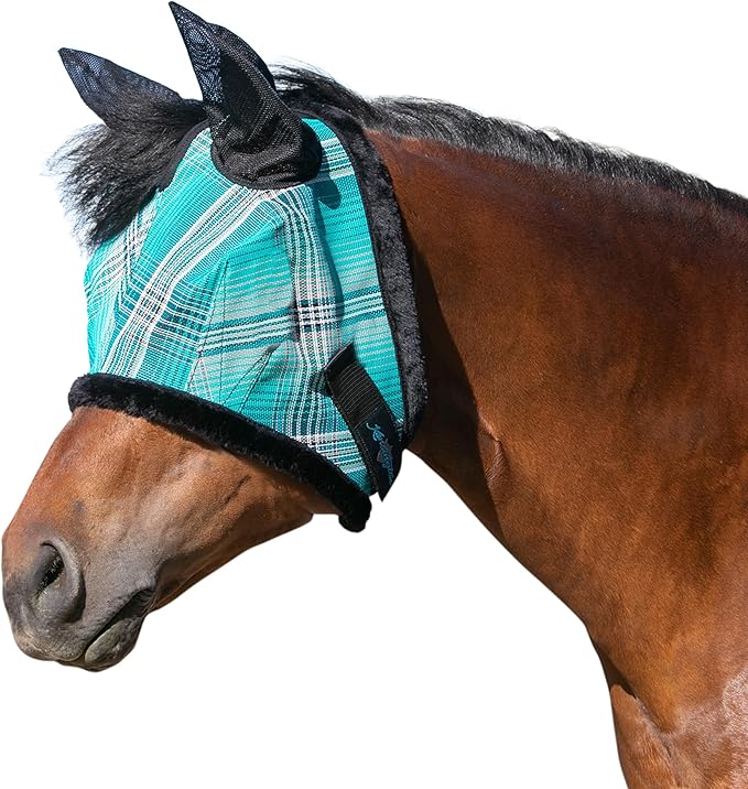 Kensington Signature Fly Mask w/Plush Fleece & Ears w/Forelock Hole Size