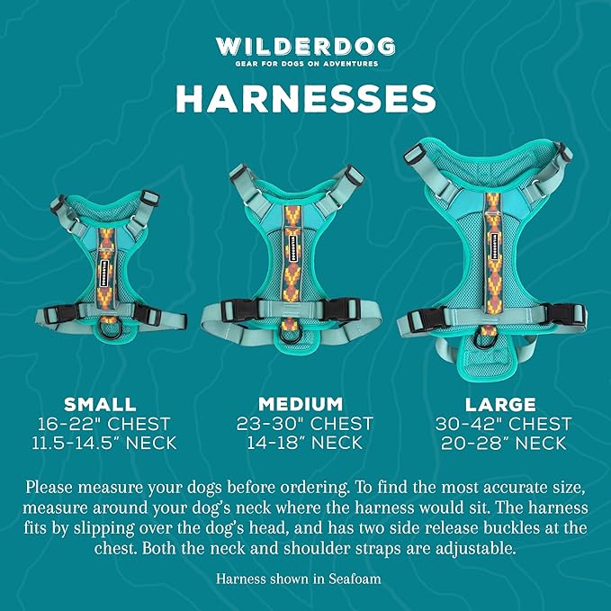 Wilderdog Lightweight Dog Harness with Reflective Straps - Small - Sienna