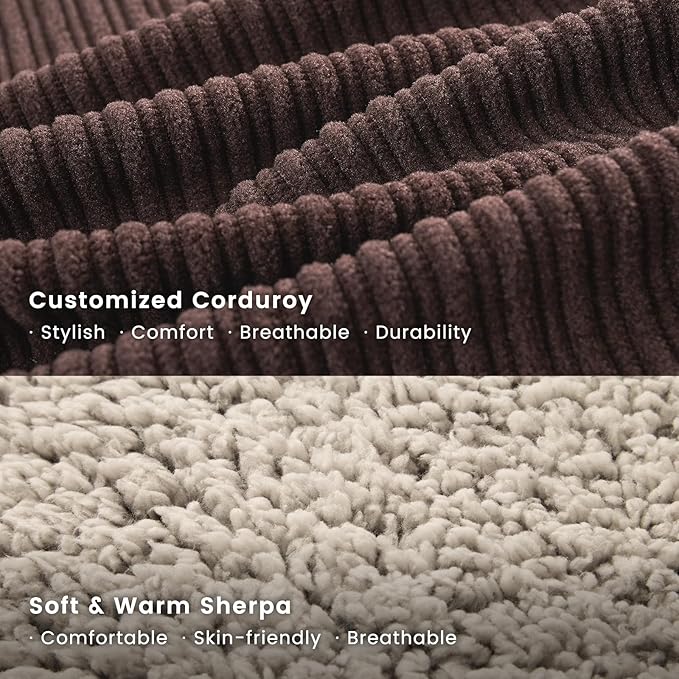 Miguel Washable Dog & Cat Bed with Removable Cushion for Medium & Small Dogs, Easy to Wash Pet Sofa Bed with Side Bolster, Anti-Slip Bottom, Dark Brown, 30 Inch Rectangle