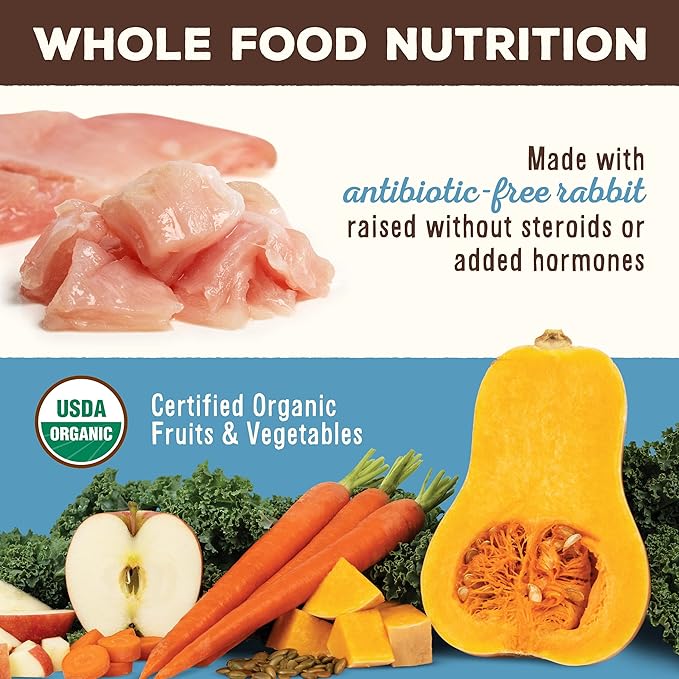Primal Freeze Dried Raw Cat Food Nuggets Rabbit, Complete & Balanced Meal or Topper, Premium, Healthy, Grain Free, High Protein Raw Cat Food with Probiotics (14 oz)