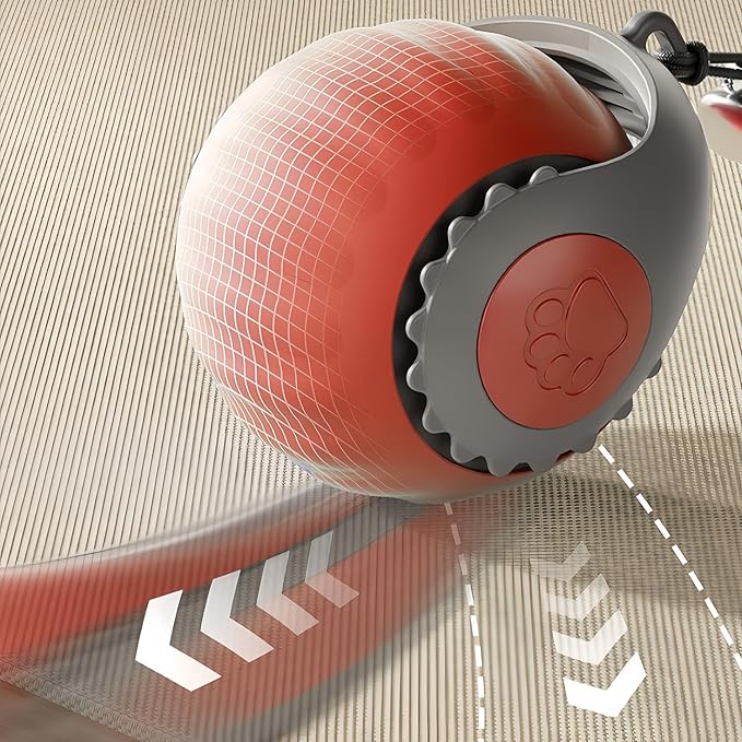 Upgraded ‘Racing Tail 5.0 ’Indoor Cat Interactive Toy: Sensor Cat Teasing Ball, Pet Electronic Chasing and Exercise Toy, Specially Designed for Bored Cats, Two Modes & One-Click Switching (2 pcs)
