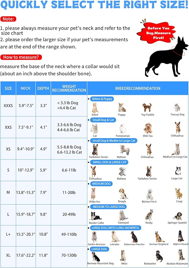 Soft Dog Cone Recovery Collars & Cones After Surgery for Medium Large Dogs, Comfy Ecollars to Stop Licking, Adjustable, Dog Ecollars for Recovery Plastic: Superior Support Fabric: Soft Comfort, XL