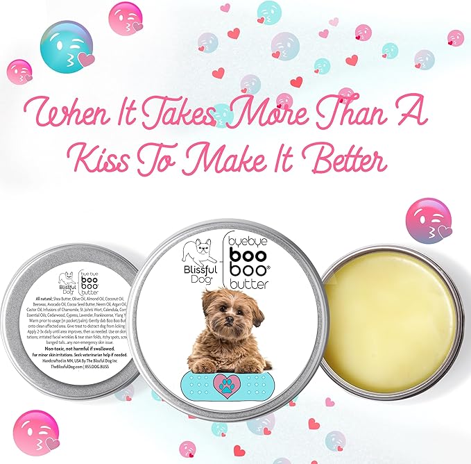 The Blissful Dog Lhasa Apso Boo Boo Butter, 16 oz.