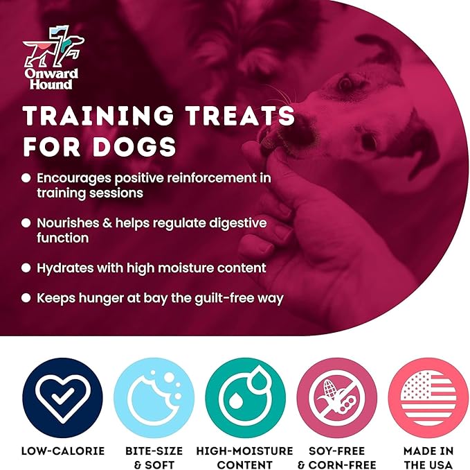 Training Treats for Dogs - Soft Bison - Low Calorie Dog Training Treats for Sensitive Stomachs with Single Source Premium Protein, Corn Free, & Soy Free Formula - 10 oz
