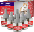 FELIWAY® MultiCat 6 x 30 Day Cat Calming Refills for Pheromone Diffuser, 6 x 48ml Value Pack- Helps Reduce Conflicts and Signs of Tension in Multi-Cat Households