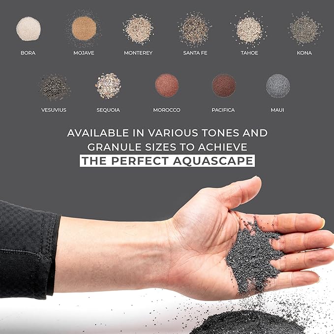 Ultum Nature Systems Controsand Maui Aquarium Gravel (3L) - Small Pebbles for Fish Tank - Planted Rocks - Substrate - Versatile Stones
