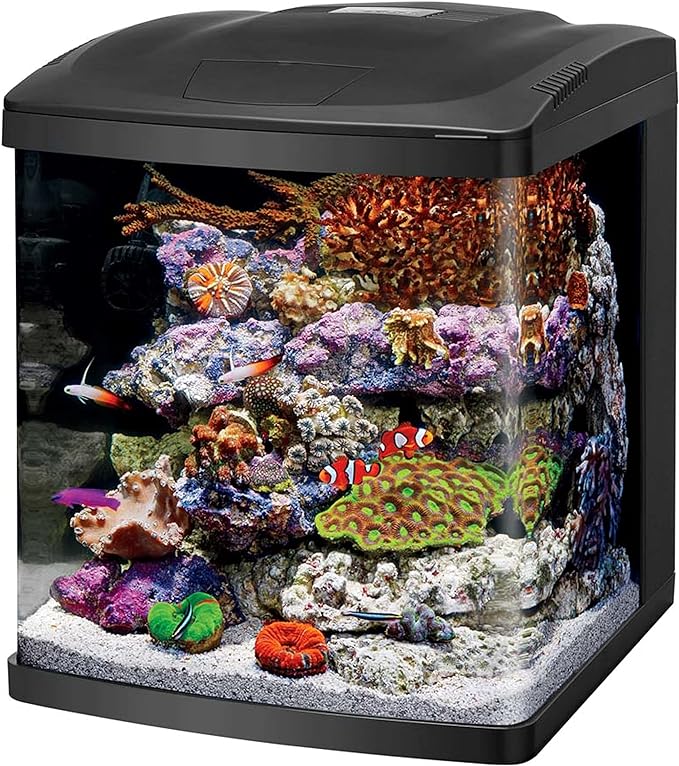 Coralife LED BioCube Aquarium Fish Tank Kit for Saltwater, Marine, Reef or Live Plants, 16 Gallon