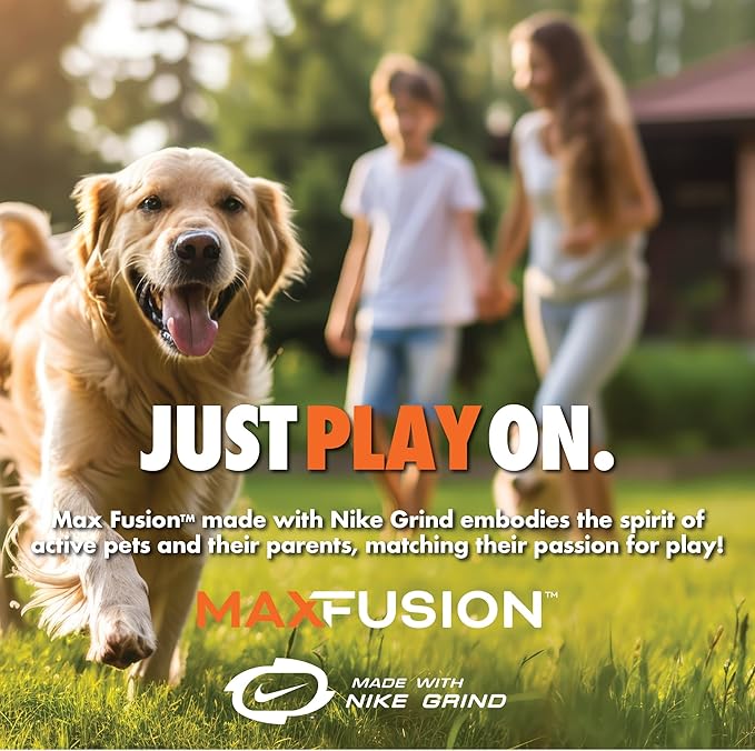 Max Fusion with Nike Grind, Dog Chew Toy, Arlee Weeble Treat Dispensing Toy for Dogs, Durable & Interactive for Pets, L