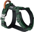 MADE TO ROAM Premium Explorer Harness - Y-Shaped Dog Harness with Adjustable Durable Nylon, Soft Padding, Metal Buckles and Leather Handle for Small, Medium, Large Dogs (Maine Marina, Size 4)