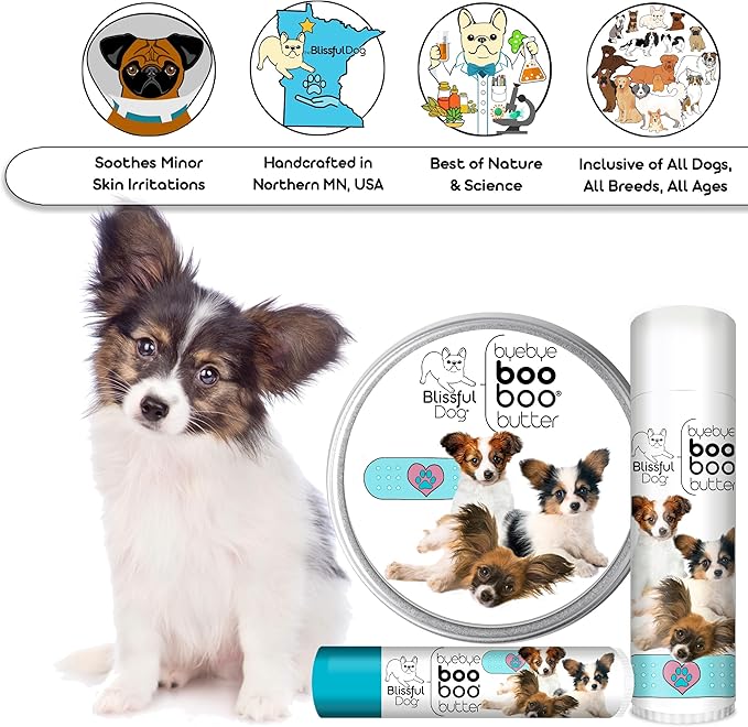 The Blissful Dog Papillon Boo Boo Butter, 0.15-Ounce