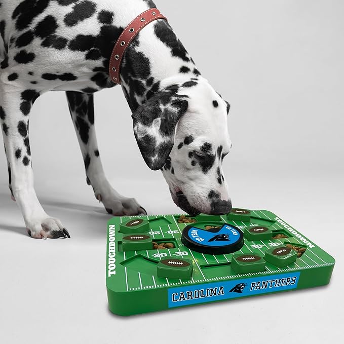 Pets First NFL Chicago Bears Large Puzzle Toy, New Size, Interactive Dog Treat & Slow Feeding Toy