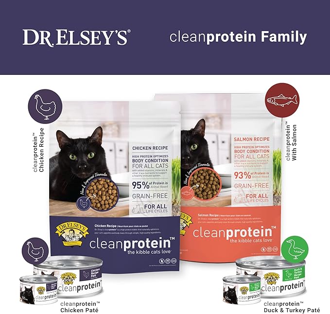 Dr. Elsey's cleanprotein Chicken Cat Kibble 6.6 lb. Bag