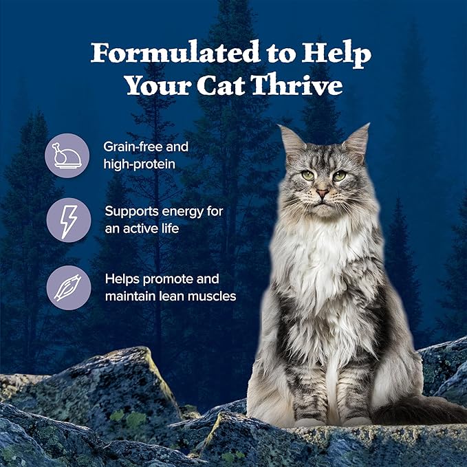 Blue Buffalo Wilderness Natural Wet Cat Food Paté, High-Protein & Grain-Free Recipe, Chicken, 5.5-oz. Cans (24 Count)