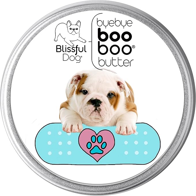 The Blissful Dog 8 oz TIN Bulldog Booboo Butter