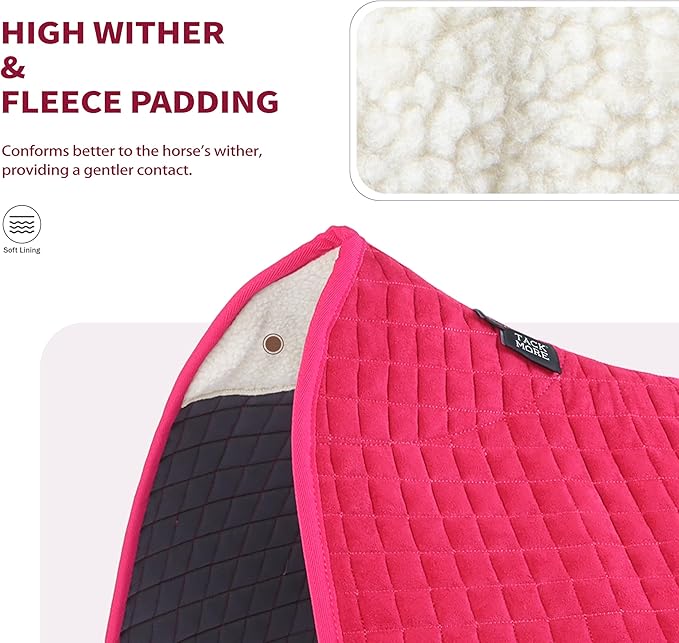 Tackmore Western Saddle Pad Breathable, Shock-Absorbing Saddle Pad