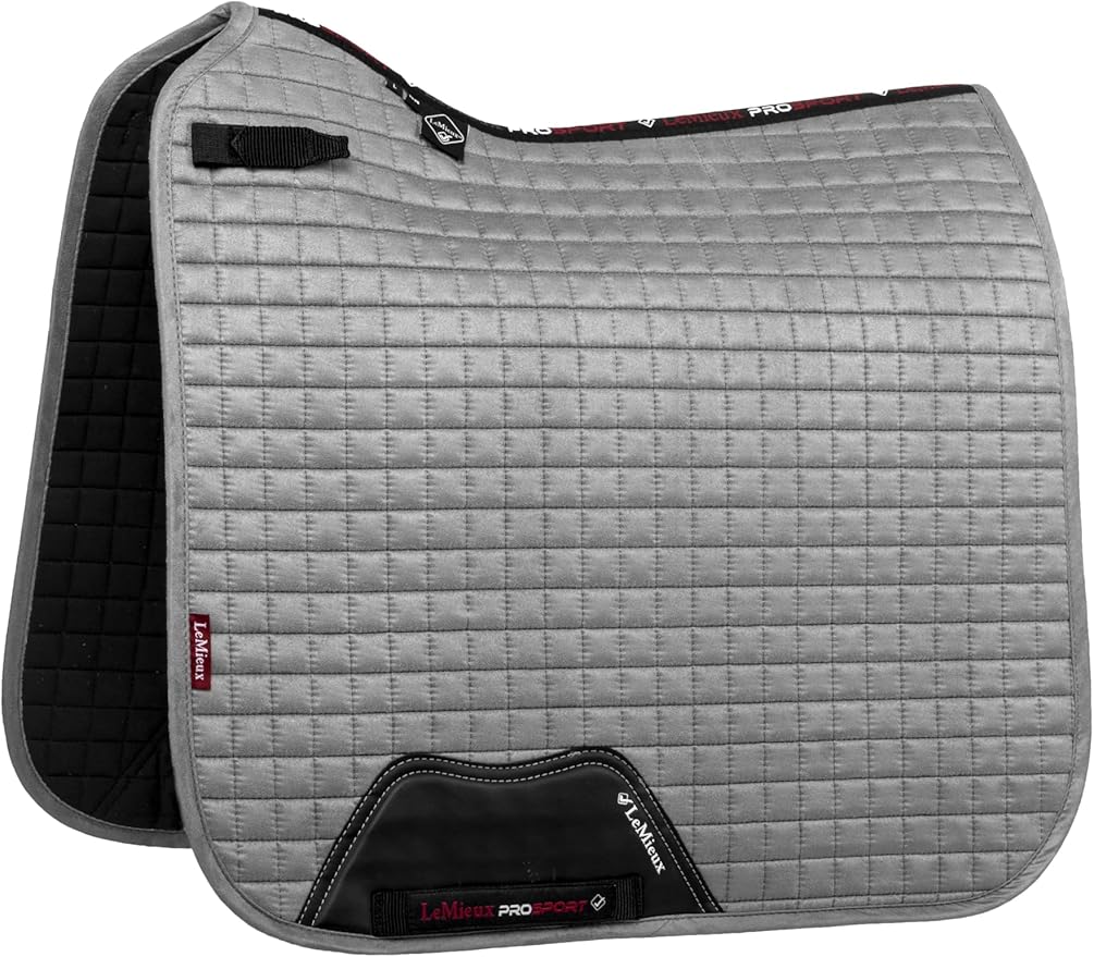 LeMieux Suede Dressage Square - English Saddle Pads for Horses - Equestrian Riding Equipment and Accessories
