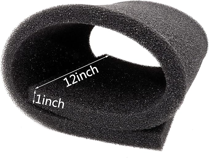 ALEGI Aquarium Filter Media Foam Material Cut to Fit, 36" x 12" x 1" / 72" x 12" x 1" Bio Pre Filter Sponge Pad Sheet for Fish Tank (12" x 36" x1" -30ppi)