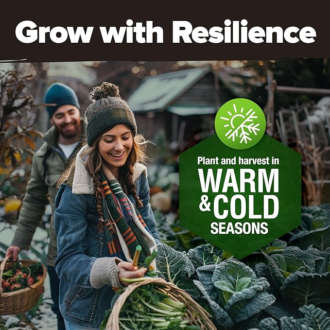 HOME GROWN 𝗨𝗦𝗔 𝗣𝗥𝗘𝗠𝗜𝗨𝗠 15 Heirloom Vegetable Seeds 7,000+ 𝗡𝗢𝗡-𝗚𝗠𝗢 Seeds for Planting, Survival Garden Pack for Preppers, Emergency Bugout Gear, Indoor Outdoor Vegetable Gardening Kit