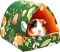 UPINS Guinea Pig Bed, Guinea Pig Hideout Washable Small Animal House Cage Accessories for Dwarf Rabbits Chinchillas Hamsters Hedgehogs Ferrets Bearded Dragons and Rats