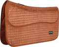 Tackmore Western Saddle Pad Adjustable with Side Pockets and Foam Inserts Shock-Absorbing Riding Pad