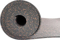 Genaflex Rubber Gym Floor Mat - 8mm Thick - Heavy Duty Commercial Protective Gym Flooring Roll (10% Red, 4' X 10')