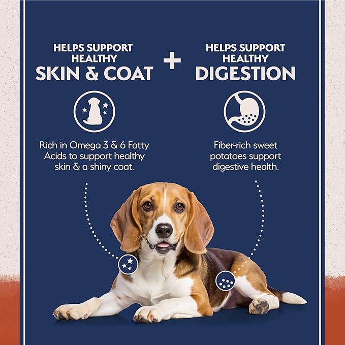 Natural Balance Limited Ingredient Adult Grain-Free Dry Dog Food, Salmon & Sweet Potato Recipe, 4 Pound (Pack of 1)