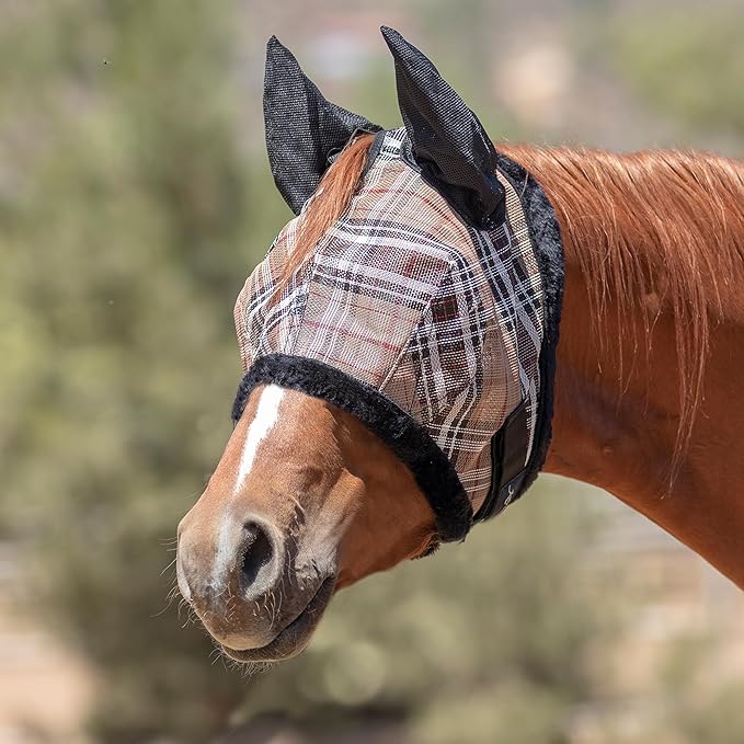 Kensington Signature Fly Mask w/Plush Fleece & Ears w/Forelock Hole Size