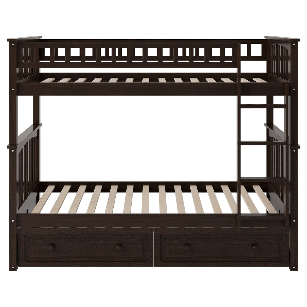 Bunk Bed With Drawers, Convertible Design
