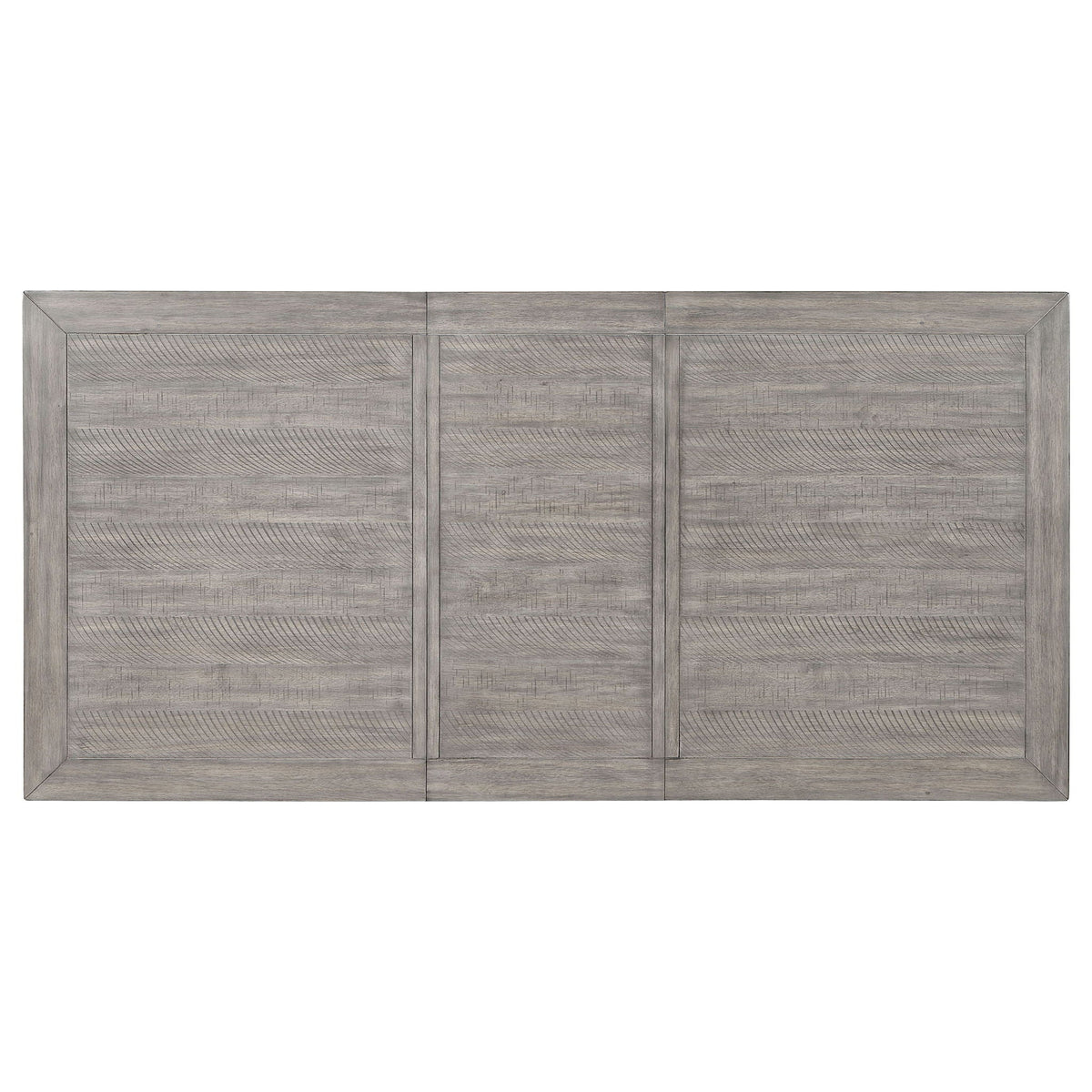 Centera - Rectangular Dining Table With Extension Leaf - Gray