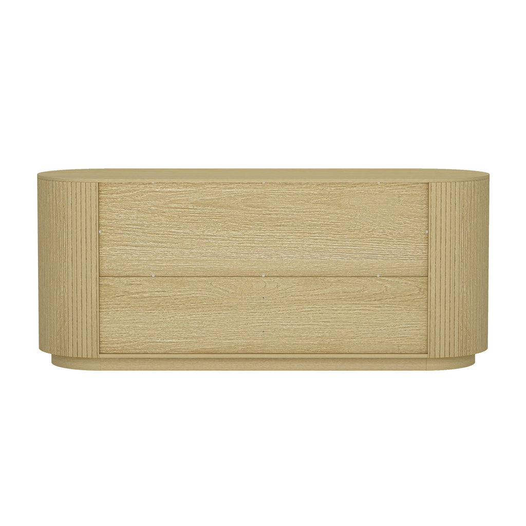 Olivia - Double Dresser With 6 Drawers - Oak