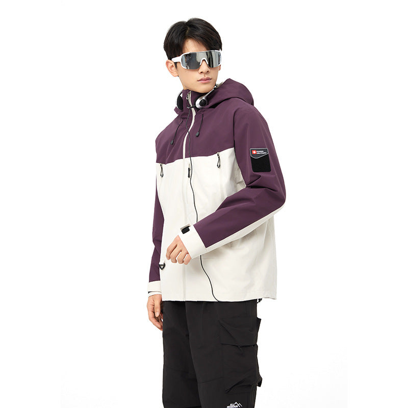 Autumn And Winter Outdoor Keep Warm Waterproof Mountaineering Fishing Camping Couple Jacket