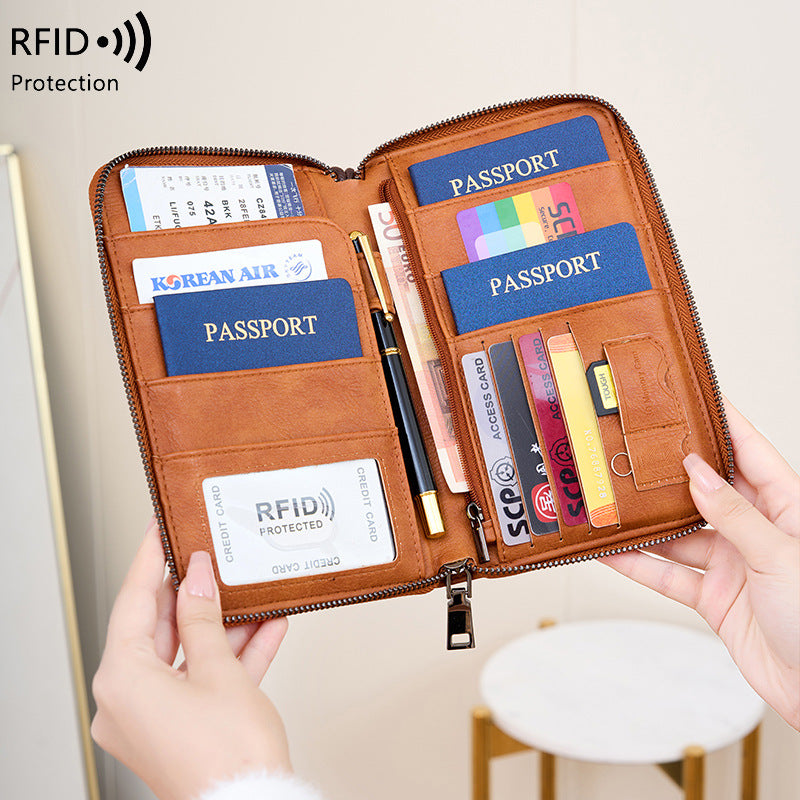 Fashion Personality And Versatility Passport Wallet