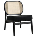 Quinne - Accent Chair With Padded Seat - Black