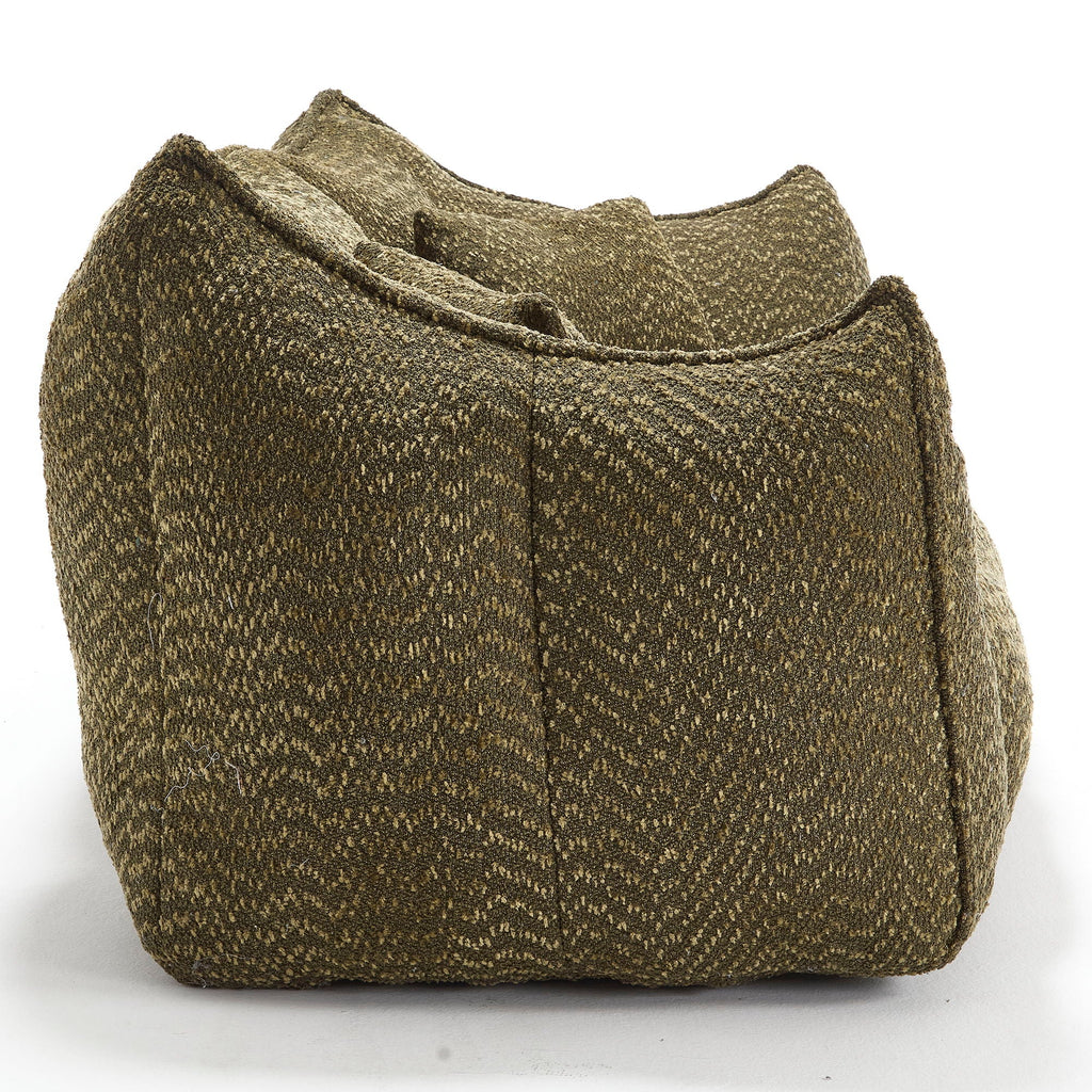 Comfortable Dual Beanbag Chair With High Resilience Foam Core For 2 People