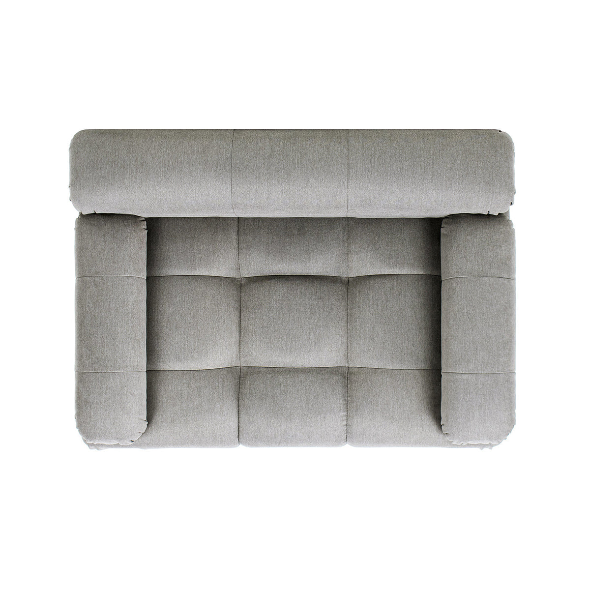 Marcel Upholstered Modern Pet Bed, Small to Medium Dog or Cat Uptown Gray Performance Velvet