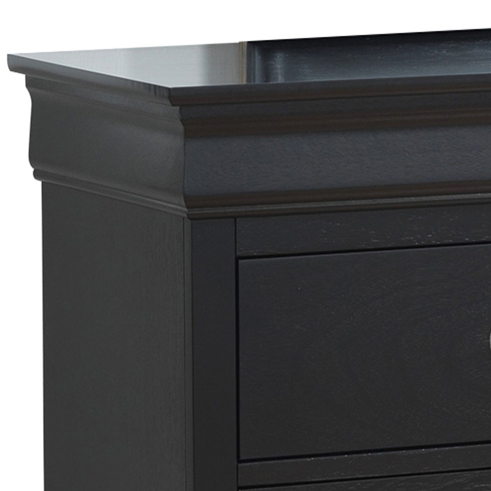 Traditional Elegant Dresser - Black