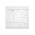 Shaker Free Standing Bathroom Vanity Cabinet & Sink, Soft Close Drawers, Soft Close Doors