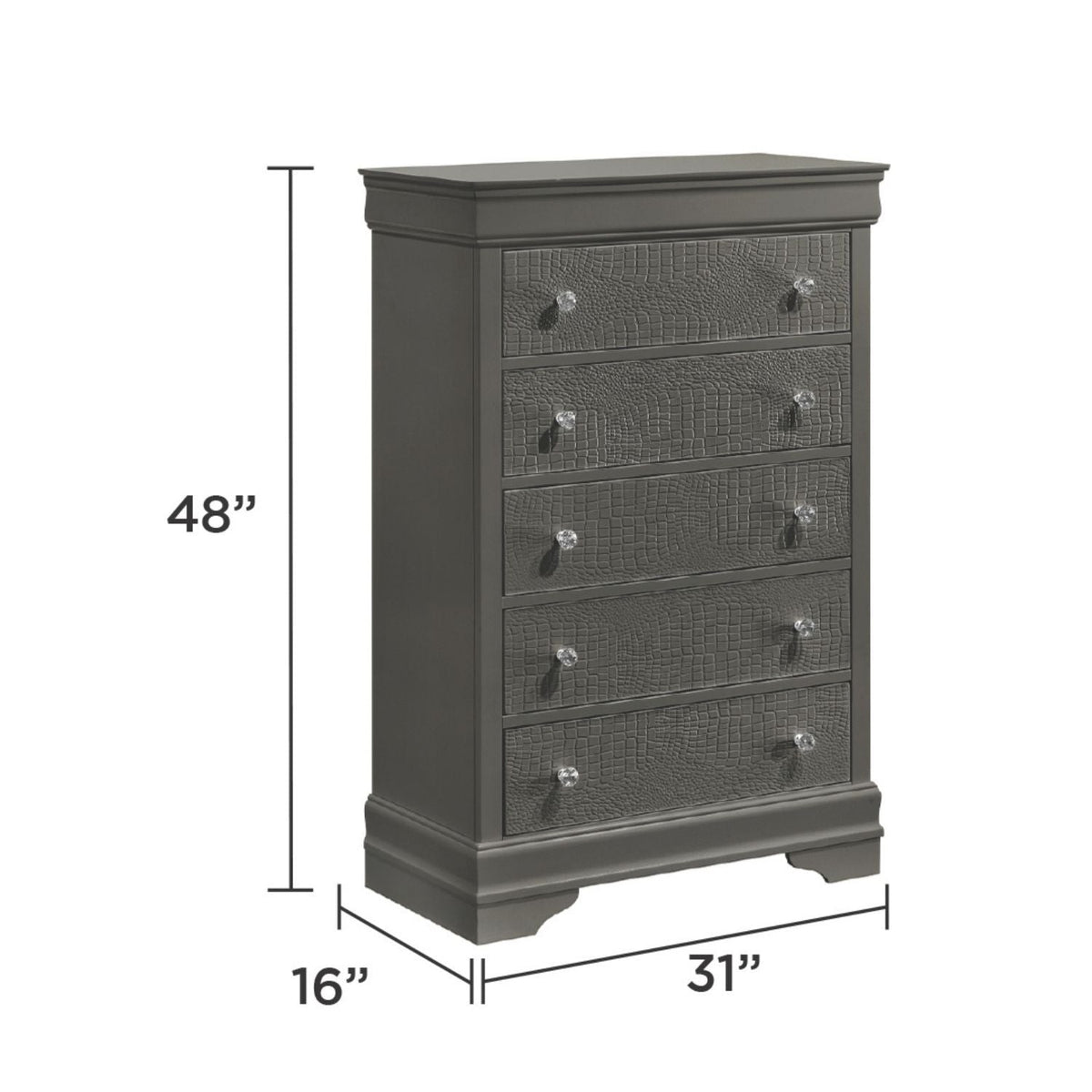 Blaze - 5 Drawer Chest