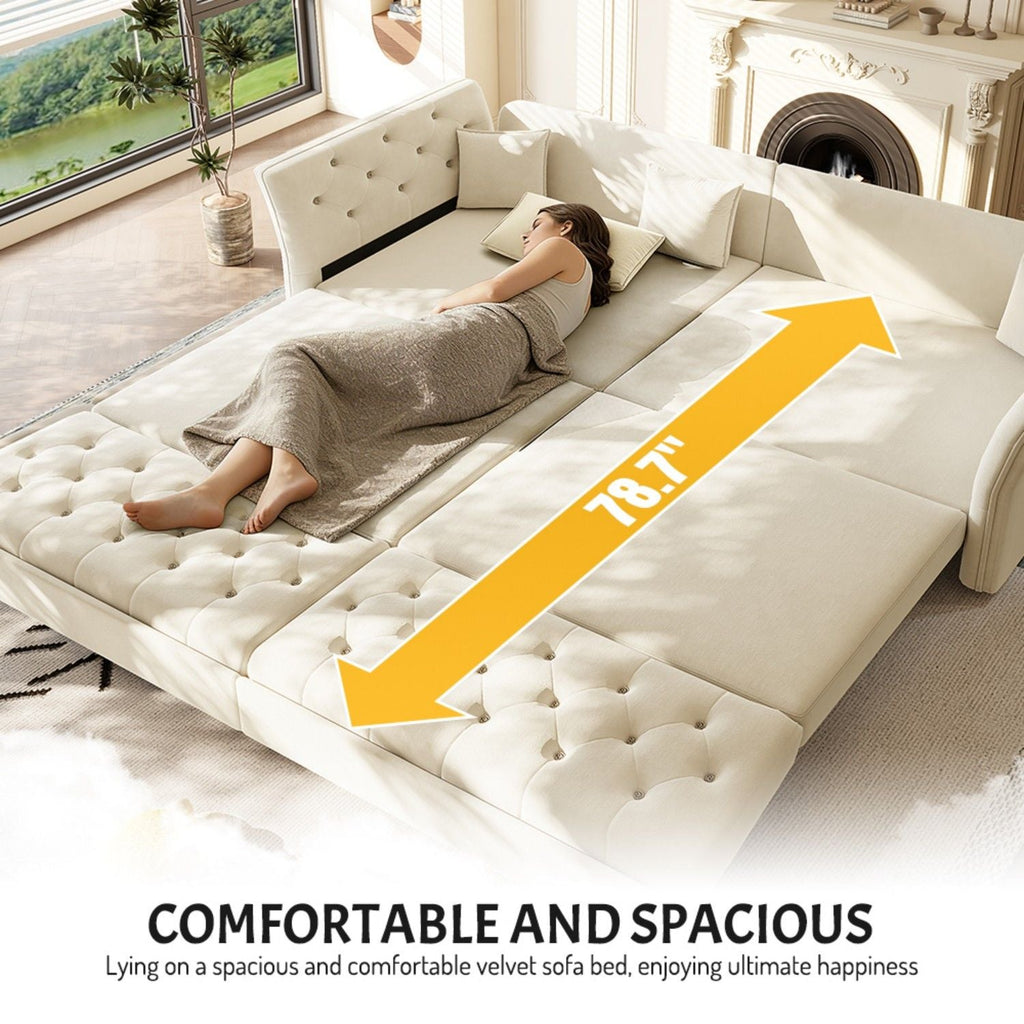 Oversize Pull Out Sofa Bed For Living Room