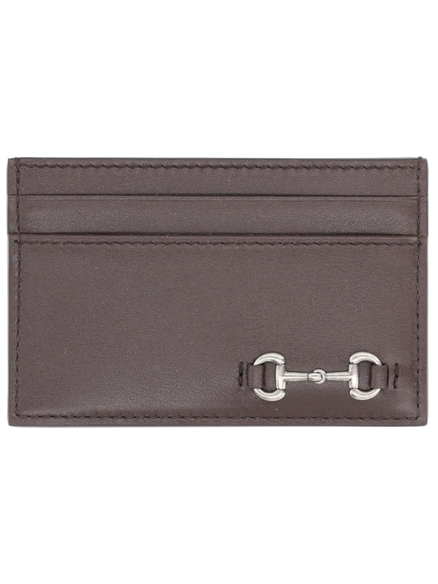 GUCCI Leather Card Holder for Men - Mini Accessory