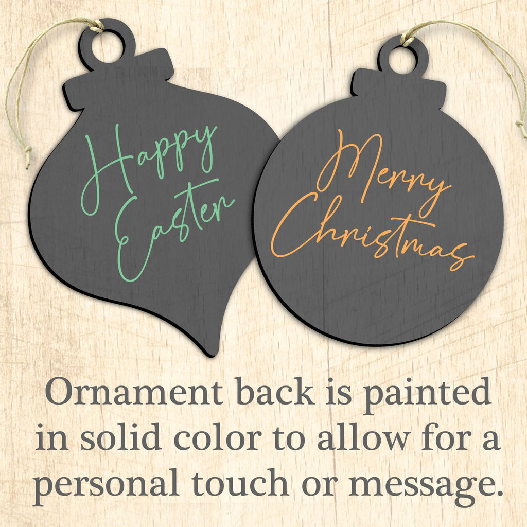 Santa's Train Wooden Ornaments Set of 3 by G. Debrekht - Christmas Decor - 8100199S3