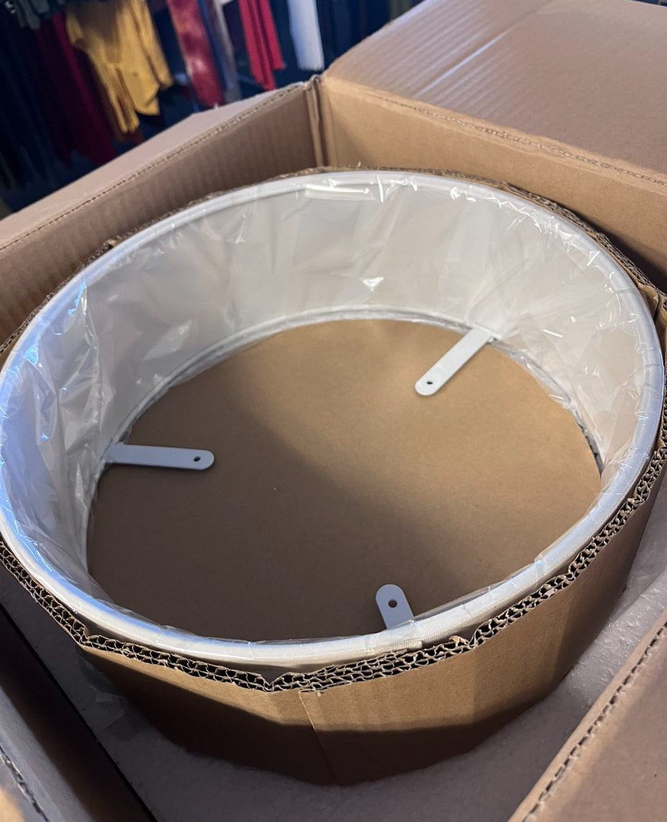 Open Box Progress Lighting Inspire Collection 13 in. 2- Light Brushed Nickel Transitional Kitchen Ceiling Light Drum Flush Mount